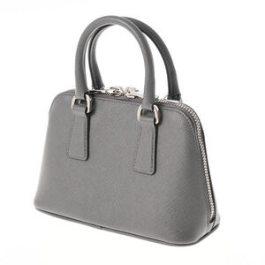 Prada Handbag Gray Saffiano
